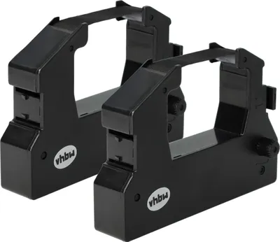 Produktbild von vhbw 3x Farbband Schriftband kompatibel mit Norand NP-815 Nadeldrucker, Bondrucker - Schwarz