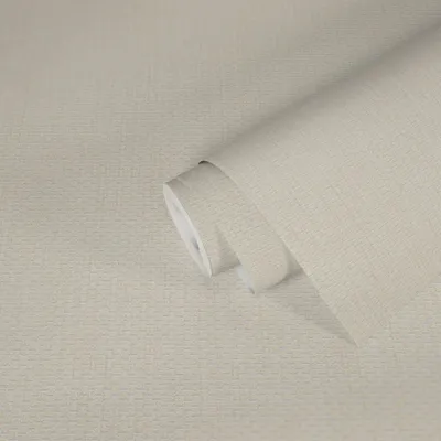 Produktbild von A.S. Creation | Stoffoptik Tapete | Vliestapete | Kollektion #Hygge | 386121 | Creme | 10.05 x 0.53 m | Stoffoptik | Woh