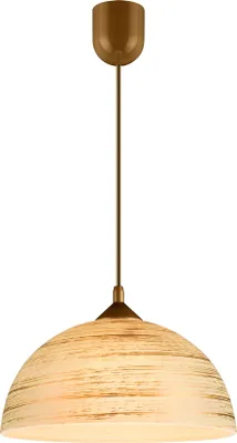 Produktbild von Hängeleuchte E27 braun L:30cm H:60cm dimmbar