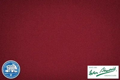 Produktbild von SIMONIS Billard Cloth - Pool Tuch 760/195cm BURGUND/lfd. Dezimeter