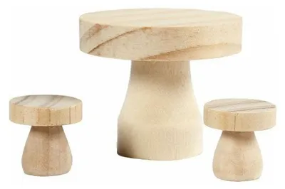 Productafbeelding van Creativ Company 56513, Onvoltooid handgemaakt houten onderdeel, hout, 3 stuks