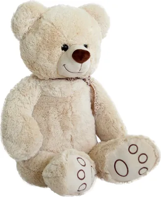 Produktbild von Wagner Teddy Bär mit Schleife - 55 cm gross - weiss - Plüschbär