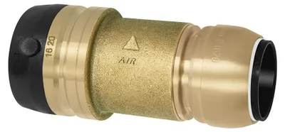 Produktbild von Riegler Reduzier-Verbinder, MS, »sharkbite«, 28 mm, für Rohr-Außen-ø 22 mm