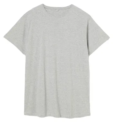 Image de Construisez votre marque - T-shirt pour hommes, coupe longue et ajustée, modèle TN2633 (5XL) (Gris chiné)