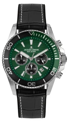 Produktbild von Jacques Lemans Chronographen Liverpool Diver Green - Black