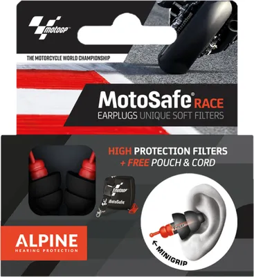 Zdjęcie produktu dla ALPINE zatyczki/stopery do uszu MotoSafe® Race – MotoGP™