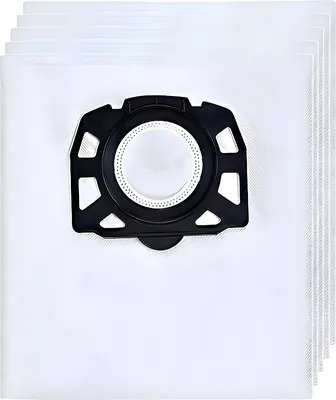 Produktbild von 5x Stofzuigerzakken geeignet für WD2 Plus, WD3 (Battery), KWD1, KWD2, KWD3, WD3.200 - WD3.800 M - Stofzuigzak Stofzakken