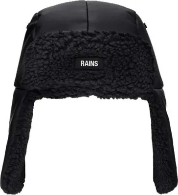 Produktbild von RAINS FLEECE TRAPPER HAT W2T3 Schwarz