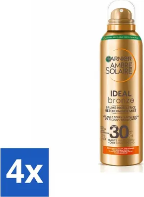 Produktbild von Garnier - Ambre Solaire - Schutznebel - Ideal Bronze - LSF 30 - 150 ml - Vorteilspack - 4 Stücke