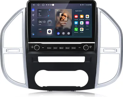 Image de Autoradio Android 15 10,1 pouces avec CarPlay sans fil pour Mercedes-Benz Vito 3 W447 (2014-2024) : GPS, Wi-Fi, Bluetooth, FM, SWC, DAB+, RDS, DSP, 2DIN, USB 2+64 Go