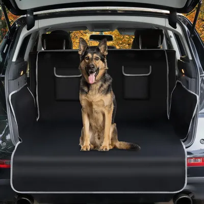 Image de Toozey Protection de Coffre Chien avec Protection Latérale Imperméable Noir XL 208x105cm