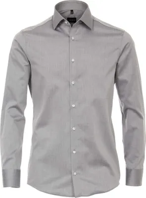 Produktbild von Venti - Modern Fit - Herren Hemd mit Kent-Kragen in verschiedenen Farben (001880), Größe:37, Farbe:Silber (700)
