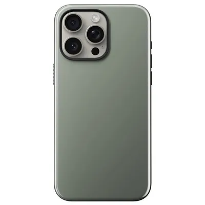 The back of a smartphone case is shown against a white background.