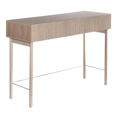 Produktbild von Selsey Nolie - Schminktisch mit 2 Schubladen, Eichenholzoptik, 110 cm