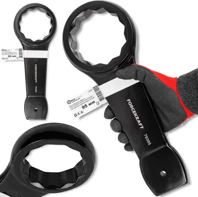 Produktbild von FORCEKRAFT Einseitiger Schlagringschlüssel 95 mm