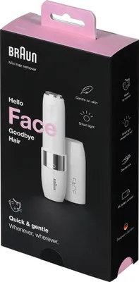 Zdjęcie produktu dla Braun Face FS1000, 1 głowic(e), Biały, Bateria, AA, Alkaliczny, 97 g