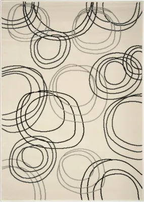 Obrázek produktu pro 190x280 cm POSLEDNÍ ŠANCE: Kusový koberec Circles cream