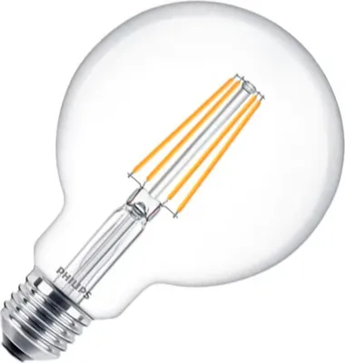 Immagine prodotto di Lampadina LED decorativa E27 60 W, variante: 7 W = 60 W, 2700 K, 806 lm, Ø95x140 mm