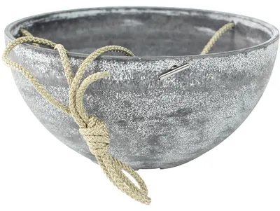 Produktbild von Ter Steege Pflanzentopf hangend - betongrau - Kunststoff - D35 cm