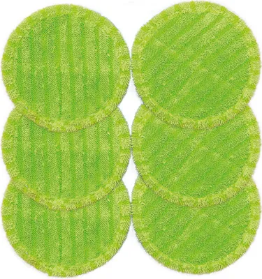 Produktbild von Livington Steam Twister Ersatz-Pads - SPARSET - 6 Stück für Dampfreiniger
