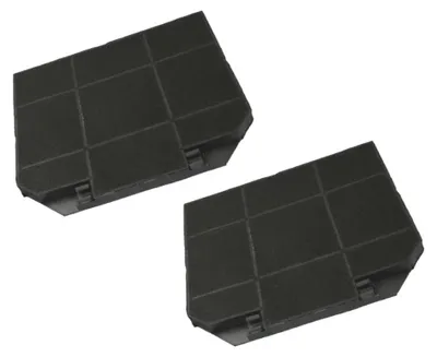 2 Aktivkohlefilter 265x235x15 mm für AEG Dunstabzugshauben