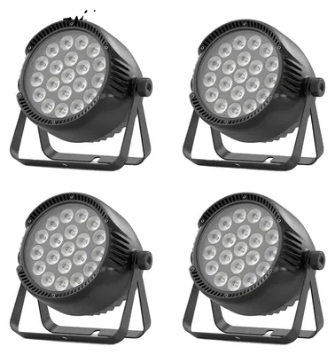 Image de Par Licht, LED RGBW, étanche, noir, prise UE