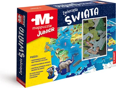 Obrázek produktu pro Mappuzzle Junior: Zvířata světa