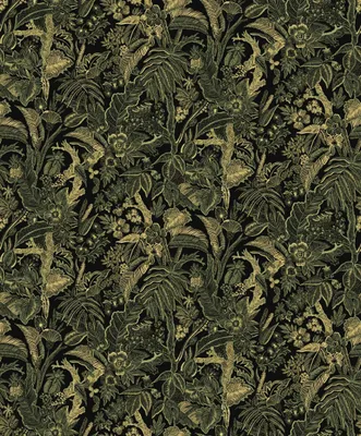 Immagine prodotto di Carta da parati Khroma by Masureel fiori verde - 630984 - 53 cm x 10,05 m