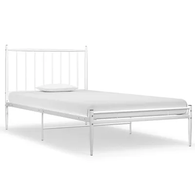 Obrázek produktu pro Rám postele bílý kov 90 x 200 cm