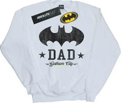 Produktbild von DC Comics - "I Am Bat Dad" Sweatshirt für Herren BI12466 (S) (Weiß)