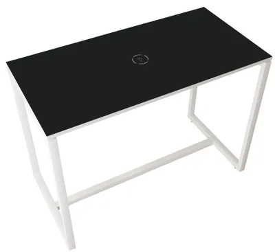 Produktbild von Paperflow TD150.13.11 Stehtisch EasyDesk - 150 x 110 x 75 cm, weiß/anthrazit