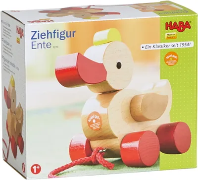 Produktbild von HABA Kleinkindwelt Rollspielzeug Ziehfigur Ente 1001220001