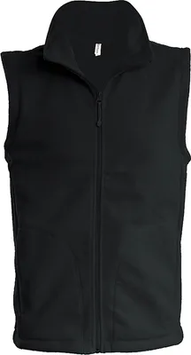 Produktbild von Kariban Luca Herren Fleece-Weste RW739 (Medium) (Schwarz)