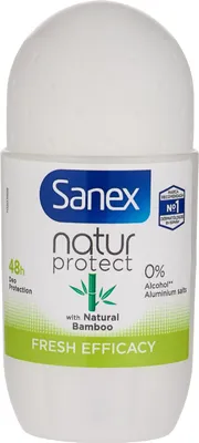 Produktbild von Sanex NaturProtect, Frauen, Deodorant, Roll-on Deodorant, Flasche, 50 ml, 48 h
