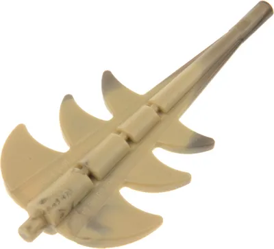 Produktbild von 1xLego Tier Drache Schwanz Ende beige schwarz Harry Potter Hornschwanz 51874pb01