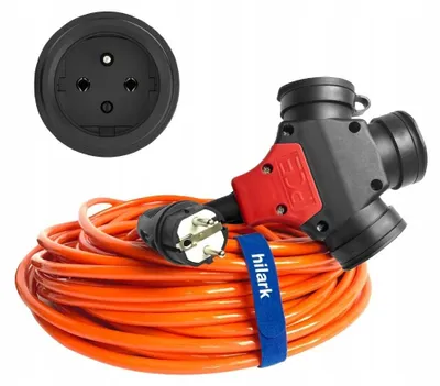 Produktbild von Verlängerungskabel H07BQ-F 3x2,5mm² 25m orange