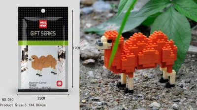 Zdjęcie produktu dla Figurka wielbłąda z klocków modelowych LNO Micro-Bricks
