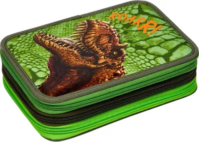 Produktbild von T-Rex World - 3-Fach Federmäppchen