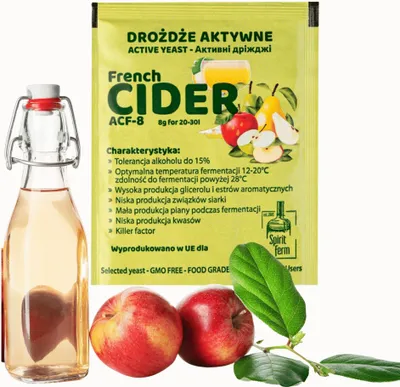 Produktbild von Trocken Hefe French Cider 8g - Apfelwein Hefe, Cider Hefe