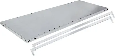 Produktbild von Fachboden für Schulte Eckregal Stecksystem | BxT 100x40cm | Inkl. Längenriegel | Verzinkt