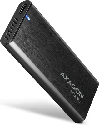 Immagine prodotto di AXAGON Axagon EEM2-SBC enclosure esterna per SSD M.2 USB-C 3.2 Gen 2 - enclosure SSD nera Nero