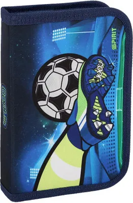 Produktbild von TTS Schüler-Etui Fussball 28 teilig 1-Zipper