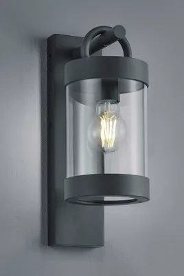 Obrázok produktu pre Vonkajšie nástenné svietidlo SAMBESI IP44 1xE27 28W antracit