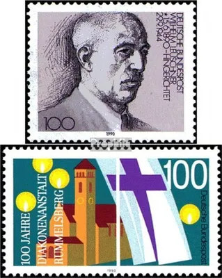 Produktbild von Briefmarken BRD (BR.Deutschland) 1990 Mi 1466,1467 (kompl.Ausgaben) gestempelt 100.Geburtstag von Leuschner