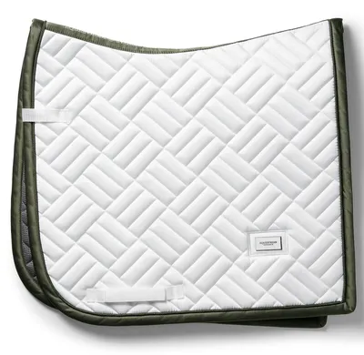 Produktbild von Equestrian Stockholm Dressurschabracke Modern White Striking Valley Schabracke Dressur White Striking Valley Full
