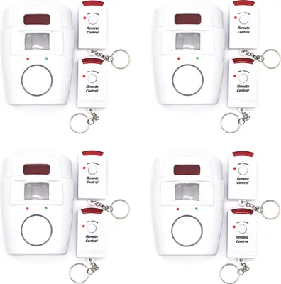 Produktbild von Set 4x Sensor Alarmanlage Sicherheit System Bewegungsmelder Alarm