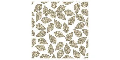 Produktbild von TI-FLAIR Lunch-Serviette 33x33cm Festliche Blätter gold