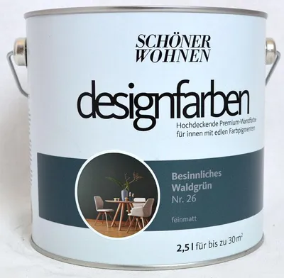 Produktbild von Designfarbe Besinnliches Waldgrün Nr. 26 2,5 l
