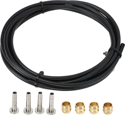 Produktbild von 2,5 m Fahrrad-Hydraulik-Scheibenbremsschlauch mit 4 BH90-Oliven-Anschlusssets, Fahrrad-Öl-Scheibenbremskabel für M315