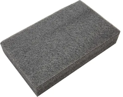 Zdjęcie produktu dla Nadel -Filzenschaumkissen Schwarz doppelter Verwendung Quadratschwamm Matte Filzbasis für manuelles DIY -Handwerk (250x150x52mm)